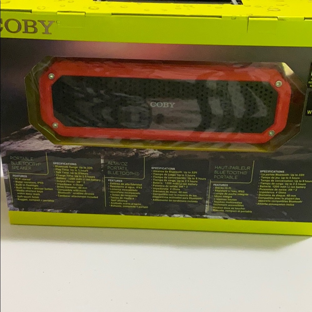 Coby portable speaker